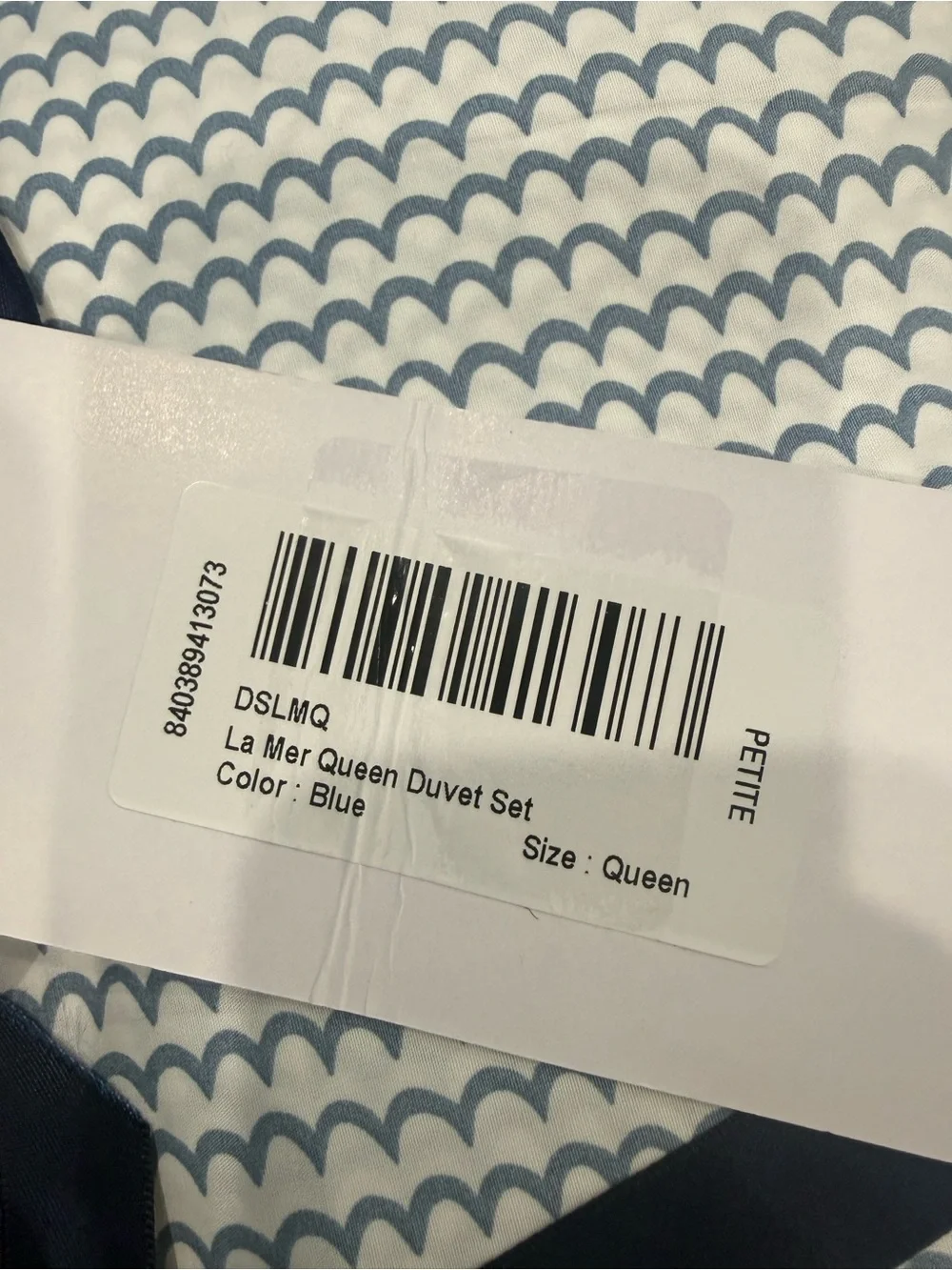 NWT Petite Plum La Mer Duvet Cover & Shams $169 MSRP